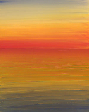 Abstract Seascape on canvas - Shepherds Delight