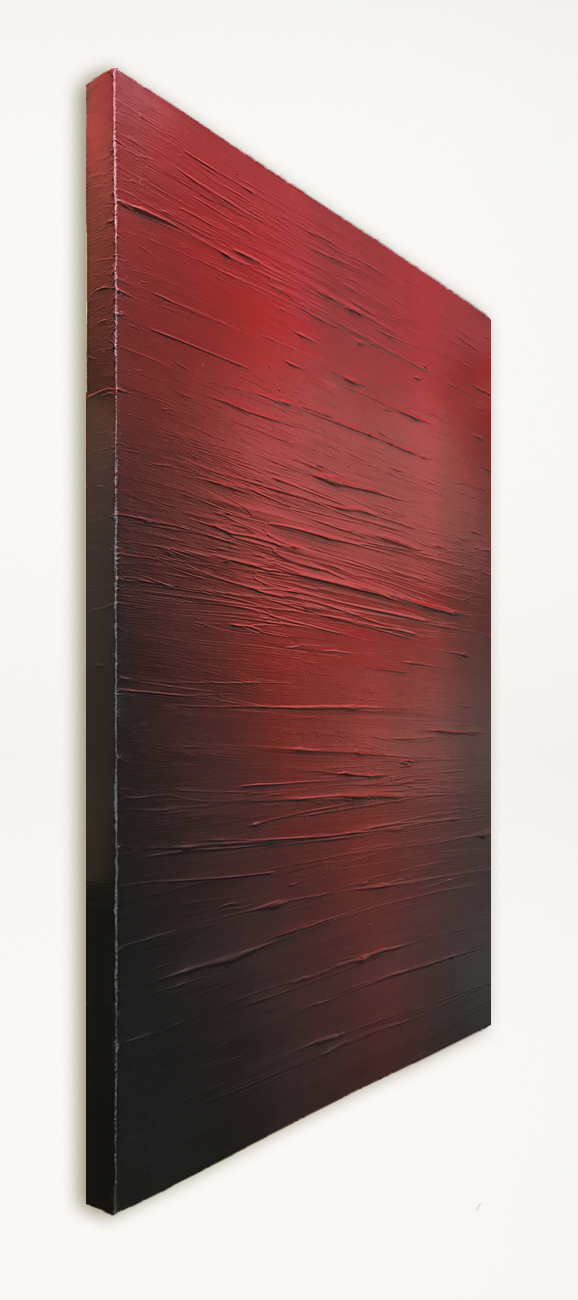 Red horizon - Abstract Art by Carl West